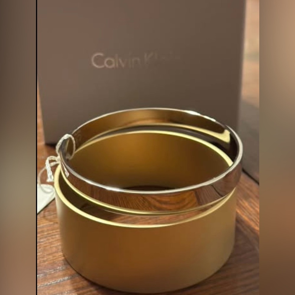 Calvin Klein Metallic Bangle Duo